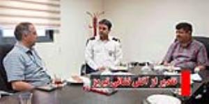 تقدیر از آتش نشانی تبریز